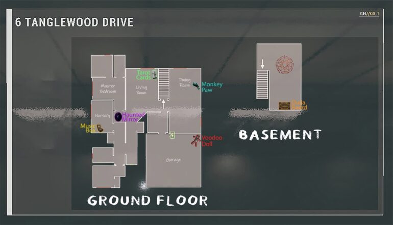 Phasmophobia: 6 Tanglewood Drive Cursed Item Locations