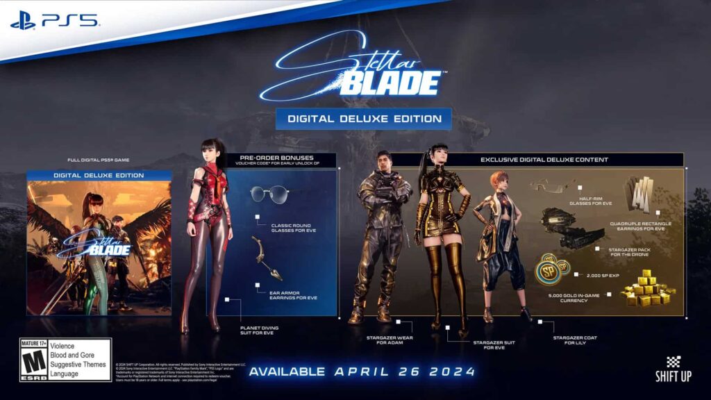 Stellar Blade Digital Deluxe Edition costs $79.99