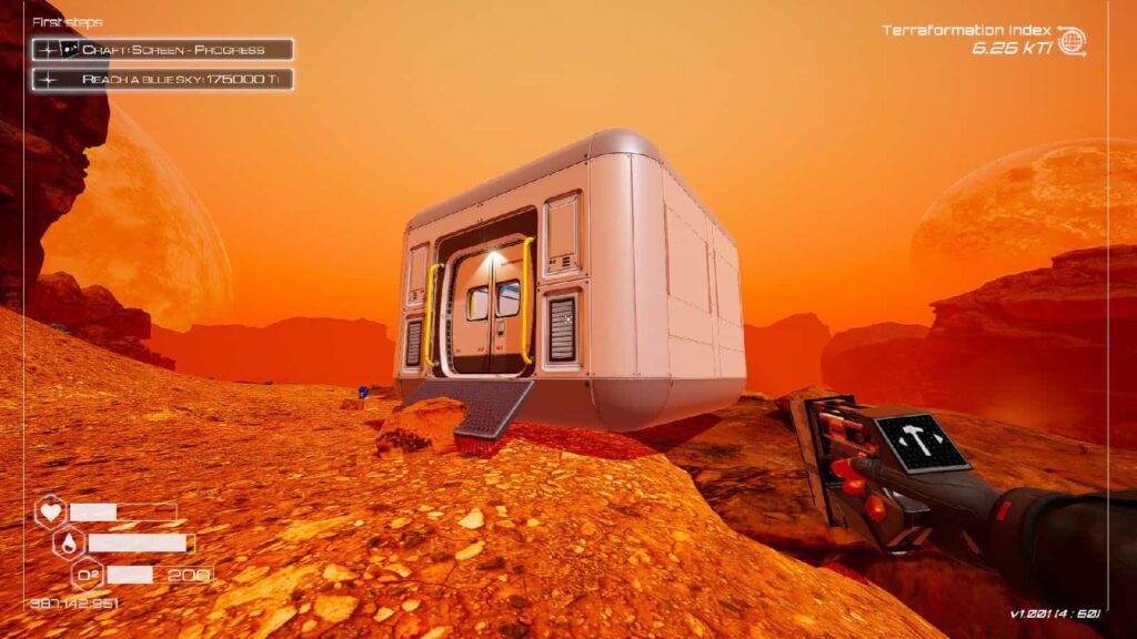 To getting unlimited oxygen in The Planet Crafter, simply construct Living Compartments.