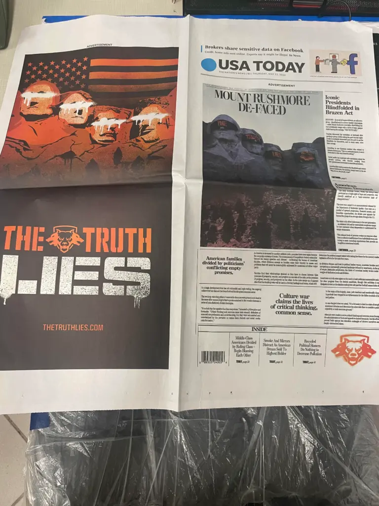 Call of Duty Black Ops 6 USA Today Newspaper Advertisement