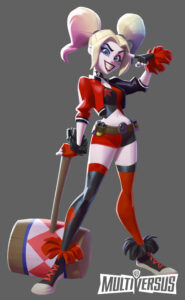 MultiVersus tier list highlighting Harley Quinn as an S-tier character.